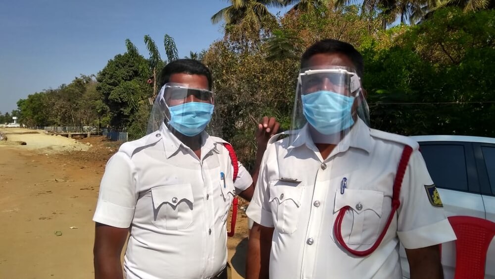 Cycle Pure Agarbathies donates 400 face shields